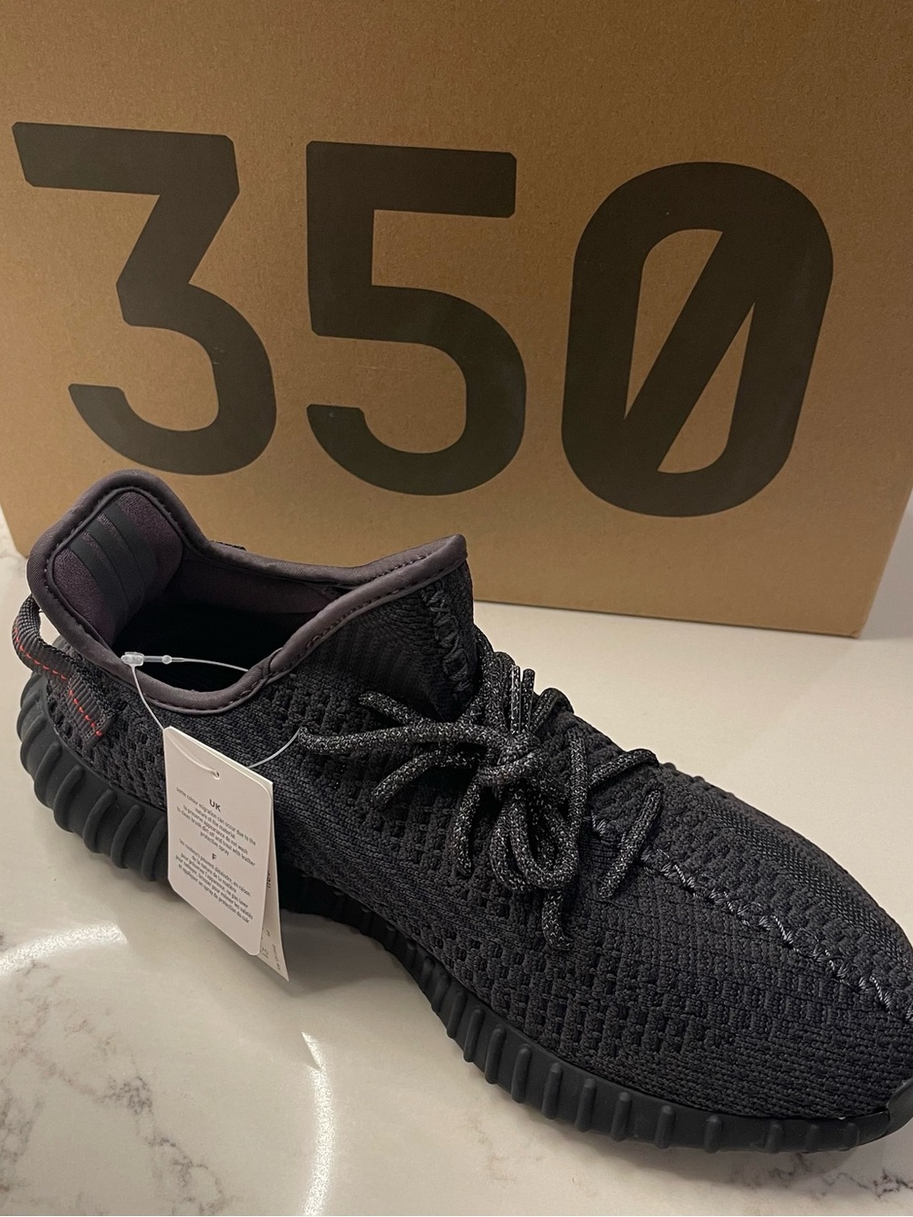 Yeezy Boost 350 in Black Knit